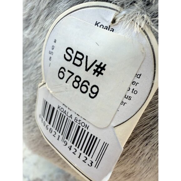 VTG 2004 Realistic HANSA  Koala Plush Toy With Baby Nos Safari Nursery Gift Tag - Picture 8 of 16